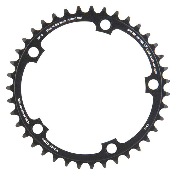 SRAM Red Yaw 39T 10-Speed Hidden Bolt Chainring Use with 53T