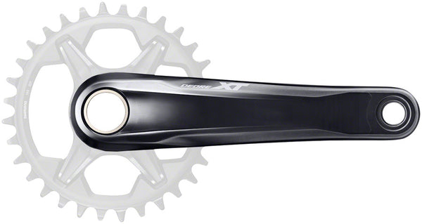 Shimano DEORE XT FC-M8130-1 Crankset - 170mm 12-Speed Direct Mount Hollowtech II Spindle Interface BLK