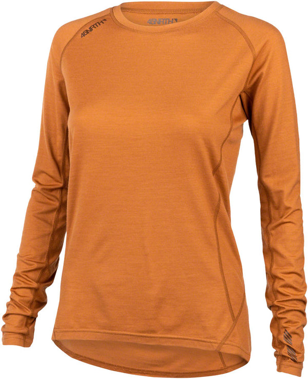 45NRTH Grunnur Wool Base Layer - Womens Cedar Sunrise X-Large