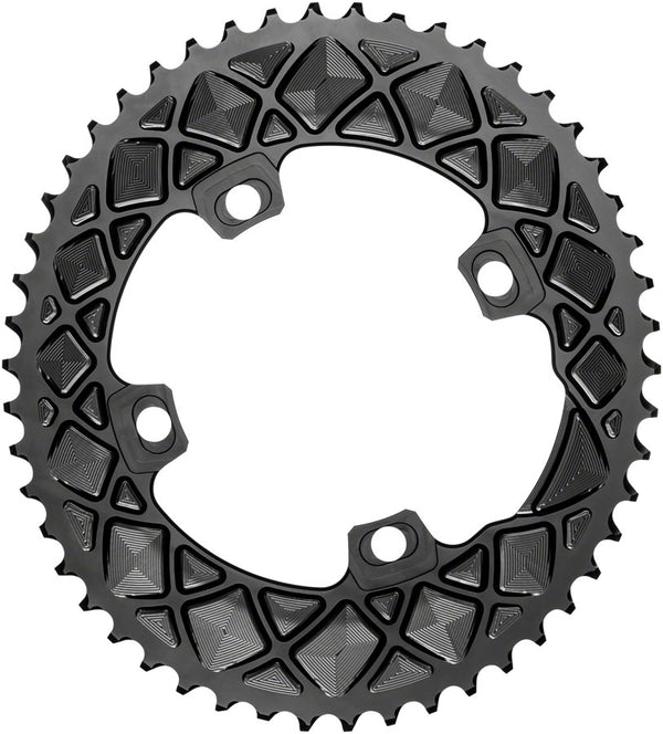 Absolute Black FSA ABS Oval Chainrings 4&5x110BCD 53T - Black