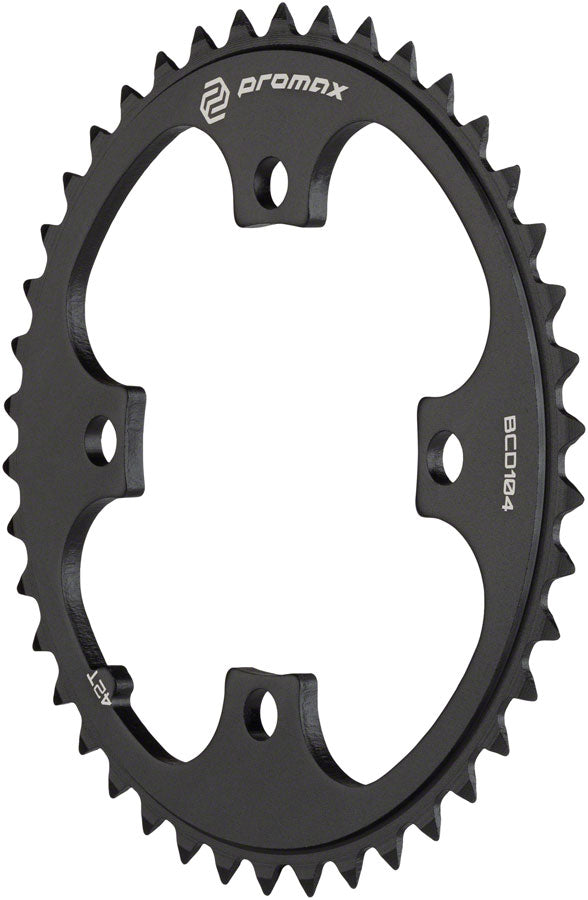 Promax 4-Bolt Chainring - 42t 104 BCD Black