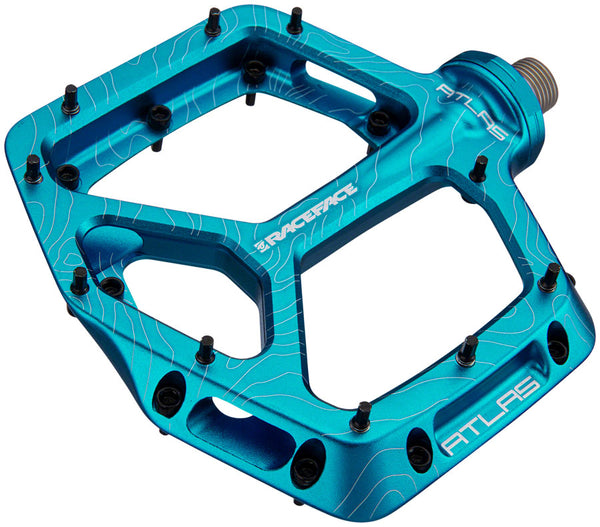 RaceFace Atlas Pedals - Platform Aluminum 9/16" Turquoise